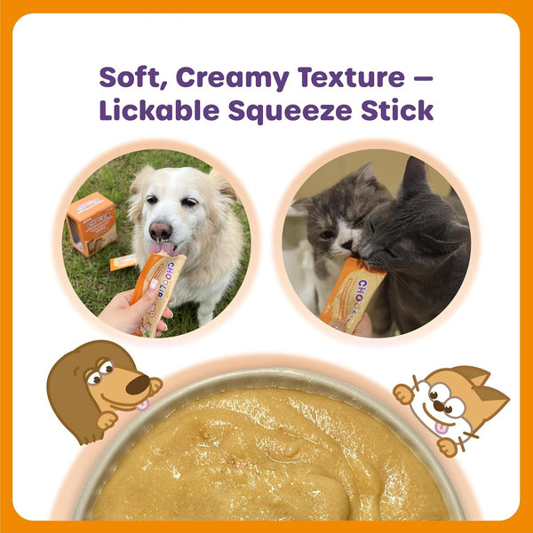 Choolip Squeeze Vita Stick Lickable Cat and Dog Treats – 20-Pack of 40G – Real Fish Puree with Multivitamins & Postbiotics – Hydrating, Gut & Immune Support – Large Breeds & Multi-Pet Homes8