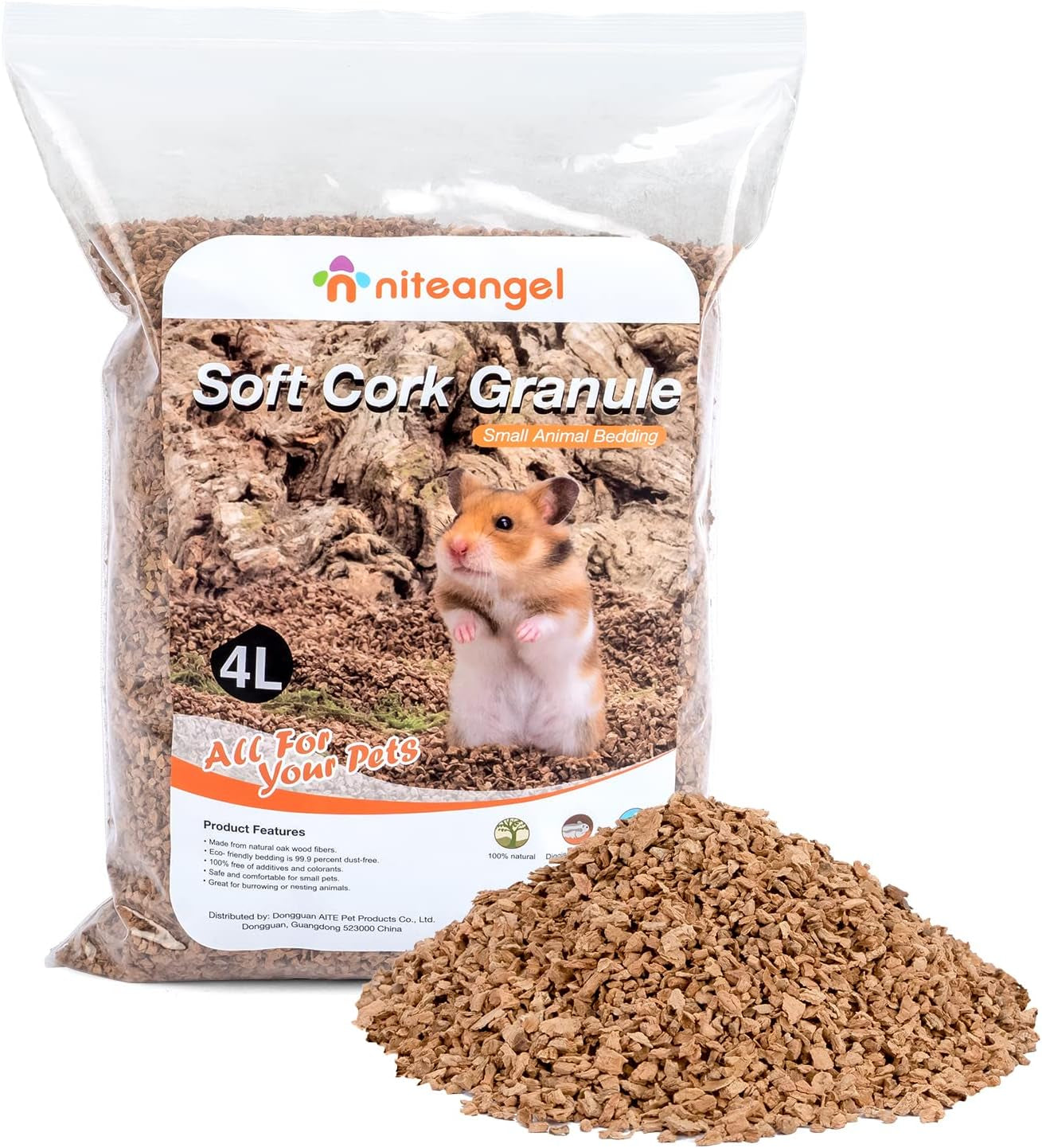 niteangel-natural-coco-cork-hamster-bedding-4l-absorb-odors-low-dust-encourages-digging-burrowing-instinct-pet-litter-for-dwarf-syrian-hamsters-gerbils-mices-degus-or-other-small-animal