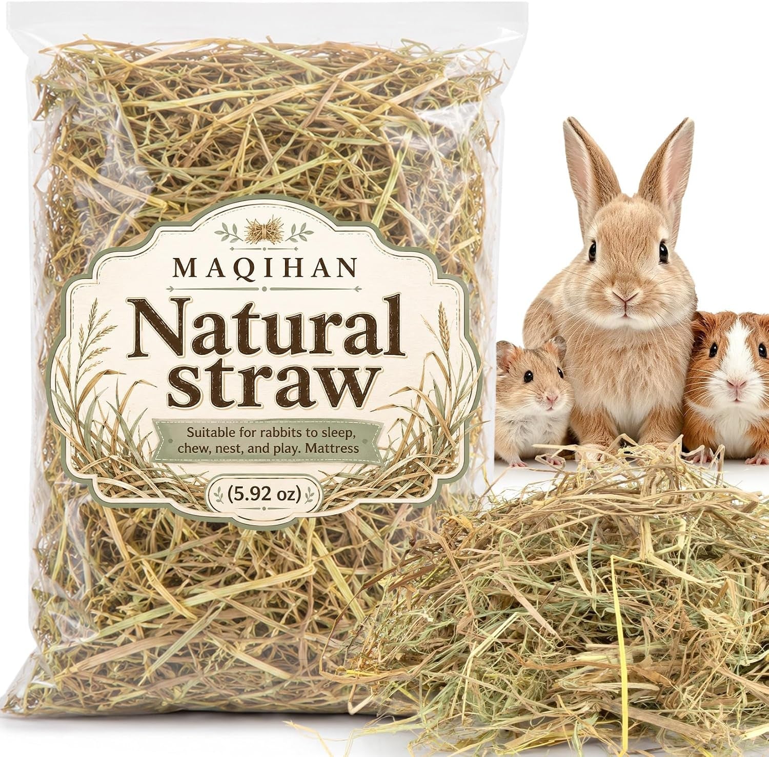 maqihan-natural-straw-for-small-animal-bedding-5-92-oz-dry-garden-straw-animal-hay-bedding-and-nest-material-for-sleeping-chewing-and-toys-for-rabbits-bed-mat
