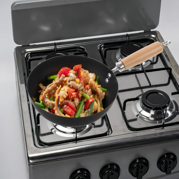 Mini Iron Pot Lid Nonstick Skillet for Cooking Stir Fry Pan Chinese Wok Kitchenware for Stove6