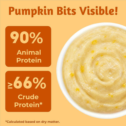 Just Try Pumpkin Lickable Cat Treats with Taurine, 20 Tubes | Soft Texture Supports Healthy Digestion and Gut Health. Ideal for Indoor and Senior Cats Daily Treat Time3