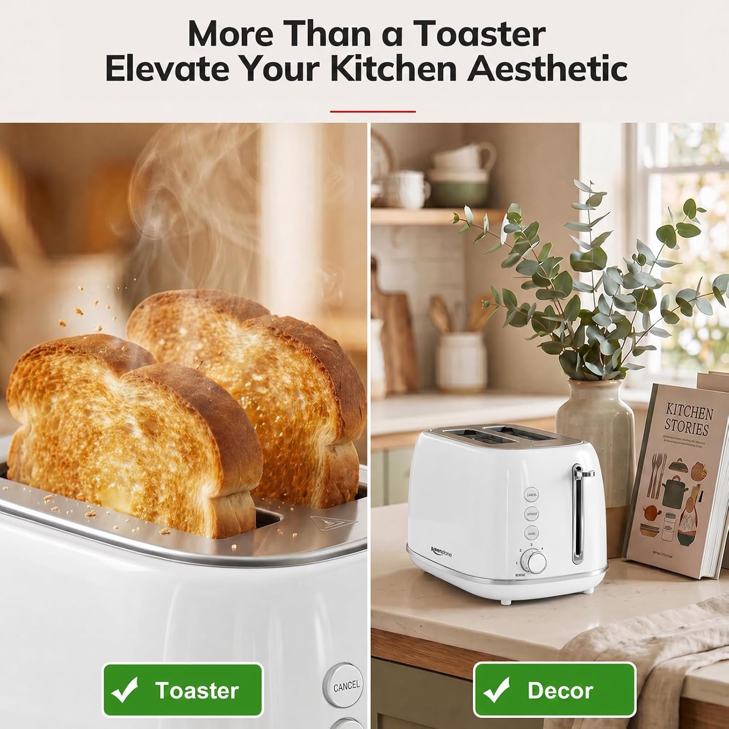 2-slice-toaster-retro-stainless-steel-kitchen-essentials-white-retro-kitchen-decor-18-8-food-grade-steel-1-5-slots-6-browning-levels-bagel-defrost-reheat-removable-crumb-tray