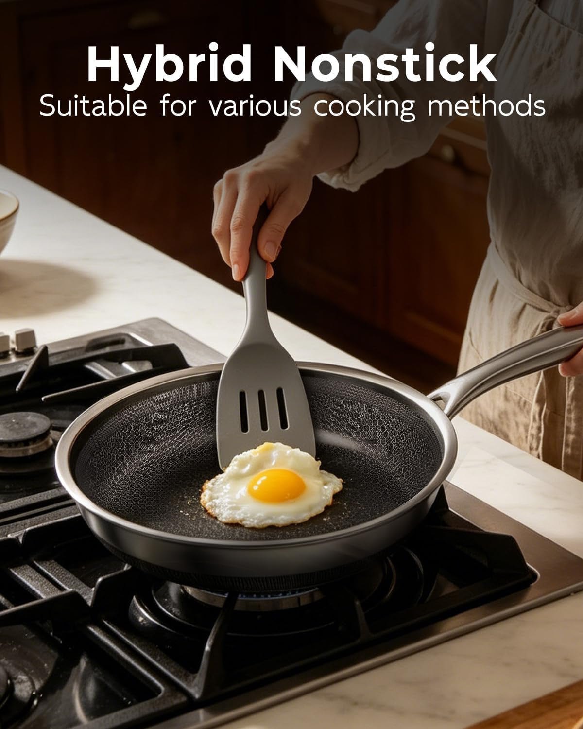 8-10-12-inch-stainless-steel-frying-pan-set-with-lid-honeycomb-hybrid-nonstick-skillet-for-induction-all-cooktops-pfas-pfoa-ptfe-free-oven-safe-500-f-silver