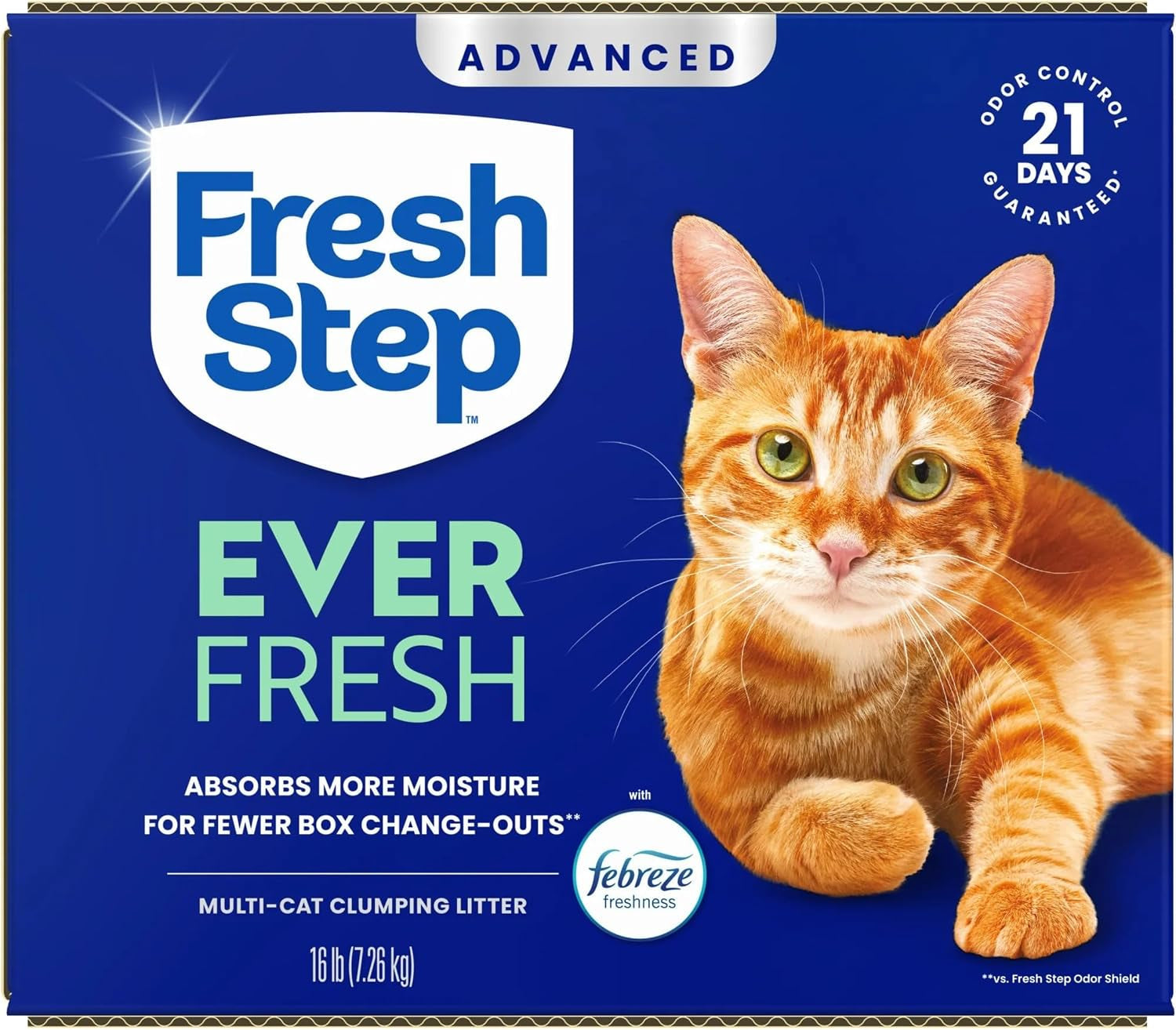 fresh-step-advanced-ever-fresh-multi-cat-clumping-litter-with-febreze-freshness-ammonia-block-technology-ultra-absorbent-16-lb-box-pack-of-2