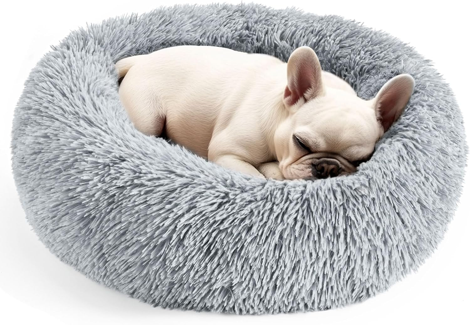hoewina-dog-cat-bed-for-indoor-cats-20in-calming-donut-bed-for-puppy-and-kitten-washable-round-fluffy-pet-bed-for-small-medium-dogs-and-cats-light-grey