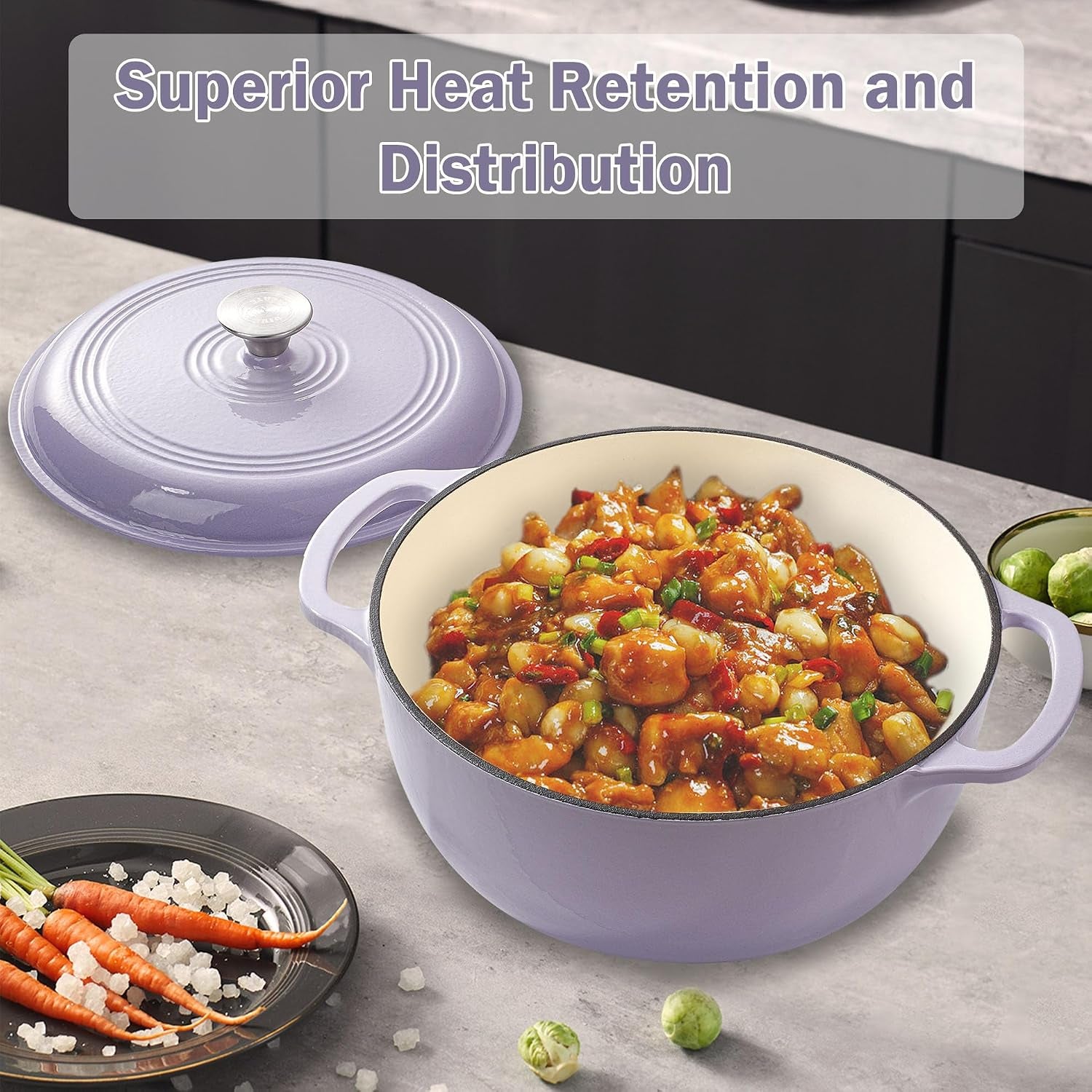 6-quart-enameled-cast-iron-dutch-oven-pot-with-lid-heavy-duty-dutch-oven-for-bread-baking-braising-stews-roasting-oven-safe-up-to-500-f-dual-handles-purple-purple