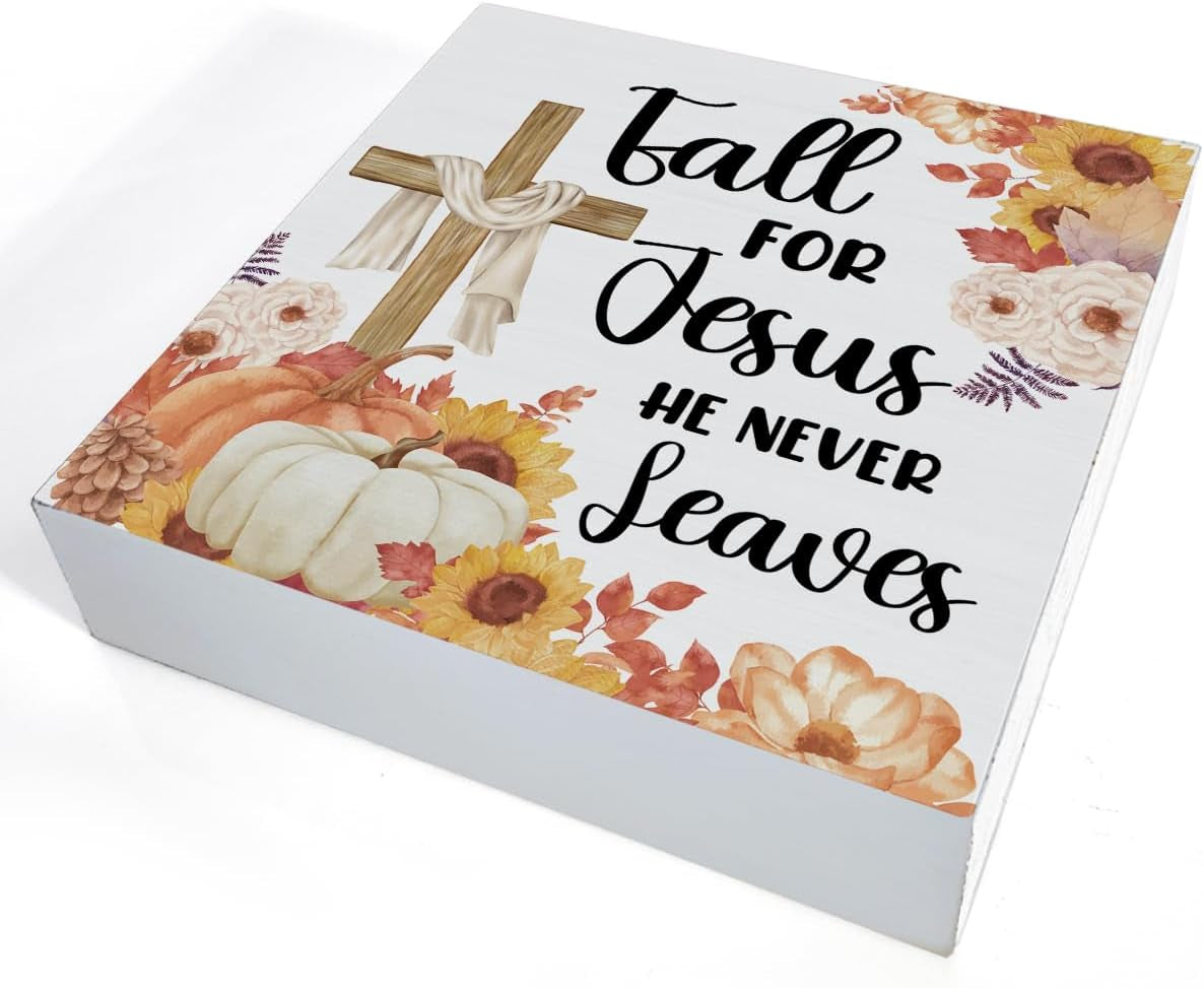 fall-decor-religious-cross-pumpkins-decorations-fall-for-jesus-he-never-leaves-wooden-sign-rustic-home-decor-5-x-5-inches