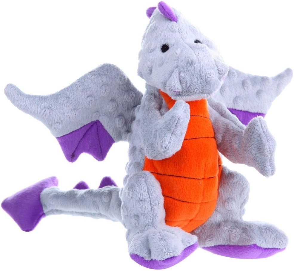 godog-bubble-plush-dragons-squeaky-dog-toy-chew-guard-technology-coral-large