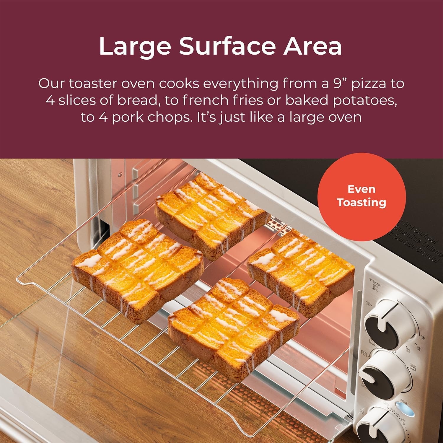 toaster-oven-with-30-minute-timer-toast-bake-broiler-settings-stainless-steel-natural-convection-fits-9-inch-pizza-4-slice-toaster-1100-w