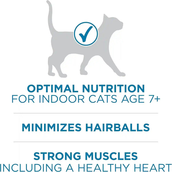 Purina ONE High Protein, Natural Senior Dry Cat Food, Indoor Advantage Senior+ - 3.5 Lb. Bag3