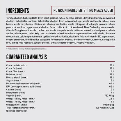 ORIJEN Grain Free WHOLEPREY Dry Dog Food Small Breed Recipe 4Lb. Bag | 85% Fresh or Raw Ingredients, Grain Free, High Protein, Made in the USA, Nourishing Organs, No Corn, Soy or Wheat7