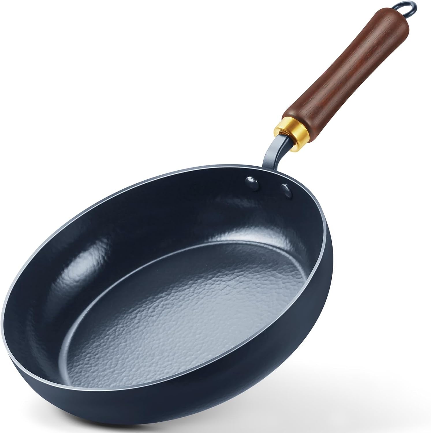 11-enameled-carbon-steel-skillet-nonstick-frying-pan-stay-cool-wooden-handle-season-free-stir-fry-pan-non-toxic-ptfe-pfoa-free-oven-safe-all-stovetops-compatible