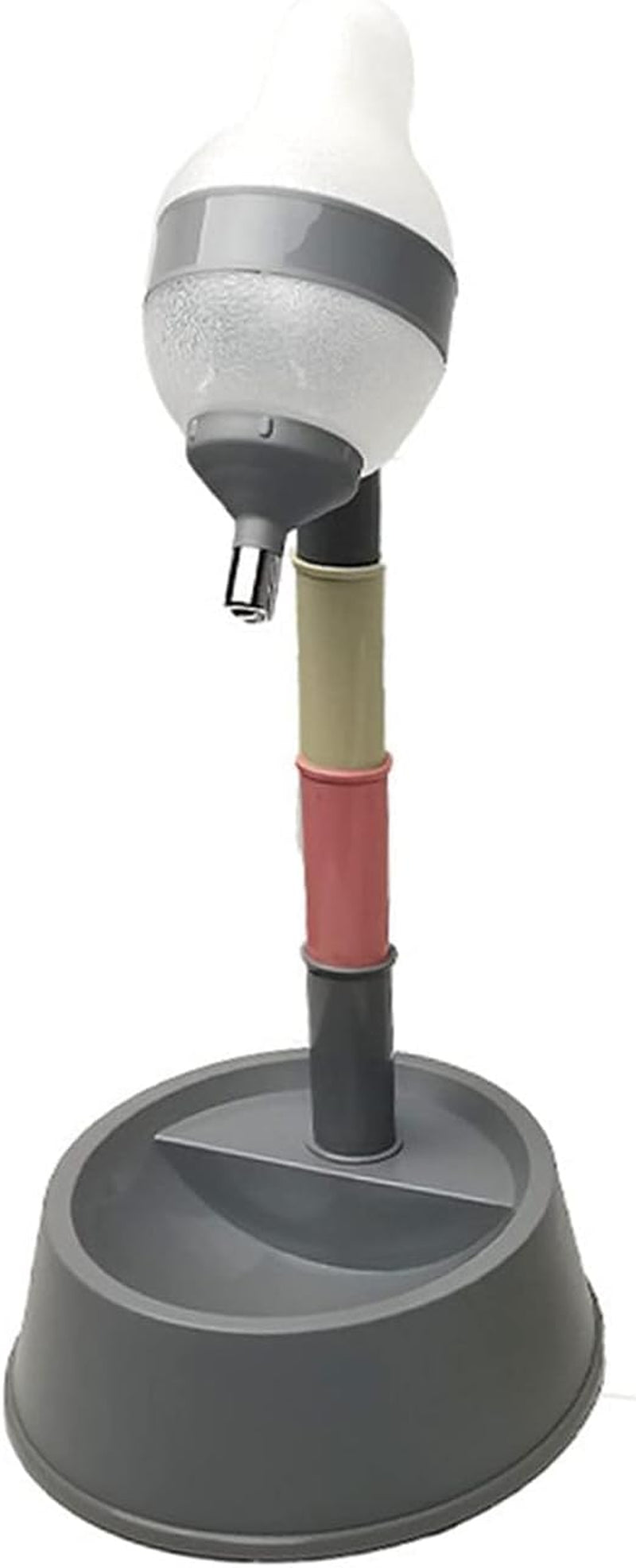 pet-standing-water-dispenser-adjustable-height-automatic-dog-water-bottle-with-no-drip-stainless-steel-ball-valve-2-in-1-feeding-station-with-base-bowl-for-small-medium-dogs-cats-deep-gray-bottom