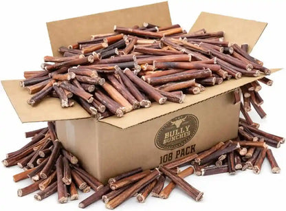 Bully Bunches Premium (6" Standard - 5 Pack) Odor-Free Bully Sticks for Small to Medium Dogs & Puppies - Consistently Sized, Long Lasting Chews for Oral Care - All Natural, 100% Beef Dog Treats12