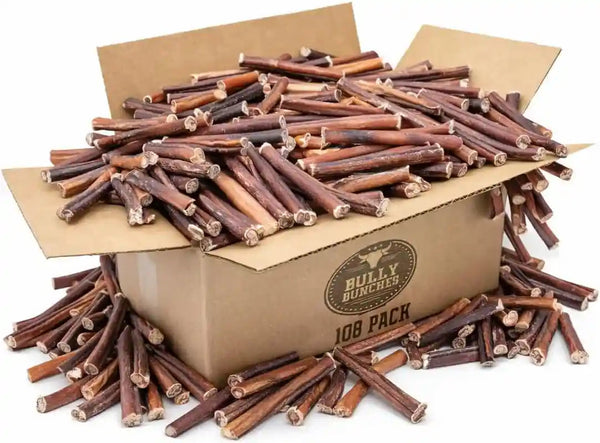 Bully Bunches Premium (6" Standard - 5 Pack) Odor-Free Bully Sticks for Small to Medium Dogs & Puppies - Consistently Sized, Long Lasting Chews for Oral Care - All Natural, 100% Beef Dog Treats12
