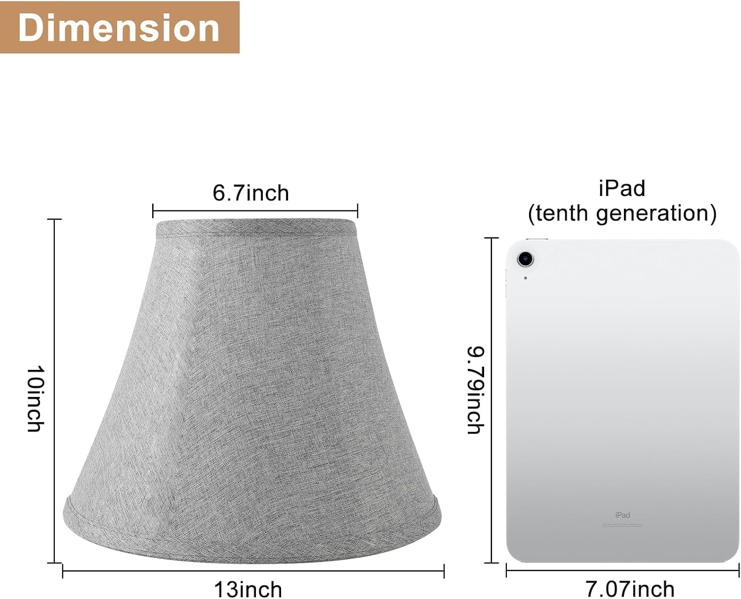 bell-lamp-shade-set-with-2-lamp-harps-2-pack-gray-linen-shades-with-metal-frame-6-7x13x10-spider-fitter-for-e26-e14-table-floor-and-pendant-lamps