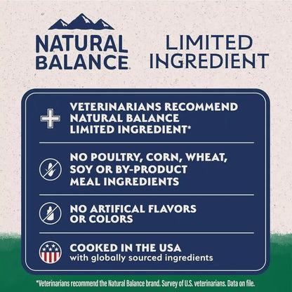 Natural Balance Limited Ingredient Adult Dry Dog Food - Complete Nutrition for Adult Dogs - Wholesome Grains Brown Rice Recipe - Limited Ingredient Formula - 24 Lb - Lamb & Brown Rice5