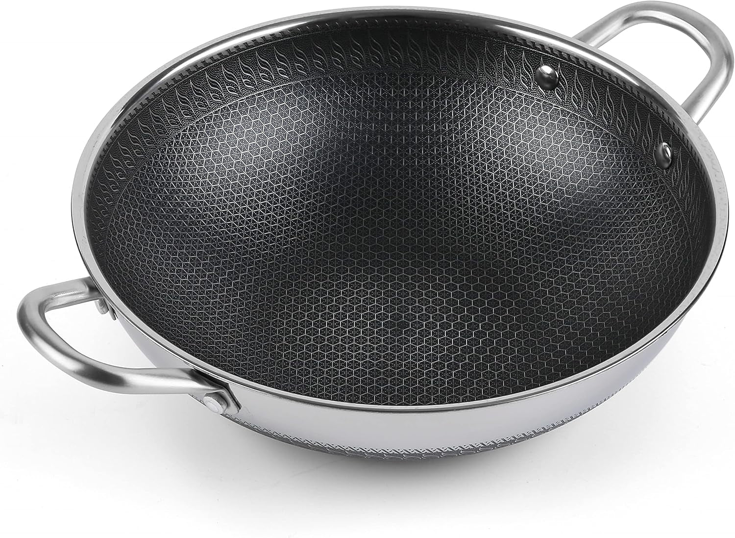 12-5-wok-pan-with-dual-honeycomb-wok-stainless-steel-wok-pan-with-nonstick-coating-frying-pans-cookware-two-handles-works-with-induction-gas-electric-ceramic-furnace-stove-without-lid