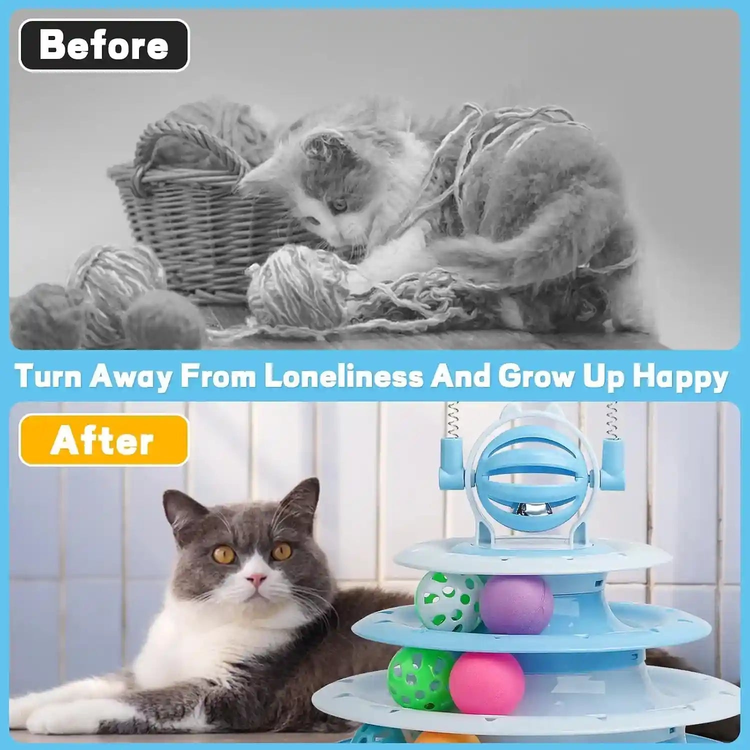 goosheep-cat-toy-interactive-pet-plaything-for-indoor-kitten-interactive-kitty-puzzle-ball-with-2-cat-tease-blue