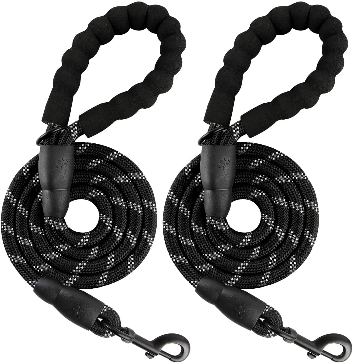 barkbay-dog-leashes-for-large-dogs-heavy-duty-dog-leash-4-5-6-ft-with-comfortable-padded-handle-and-highly-reflective-threads-for-medium-large-dogs-walking-training-running-5ft-1-2-pink