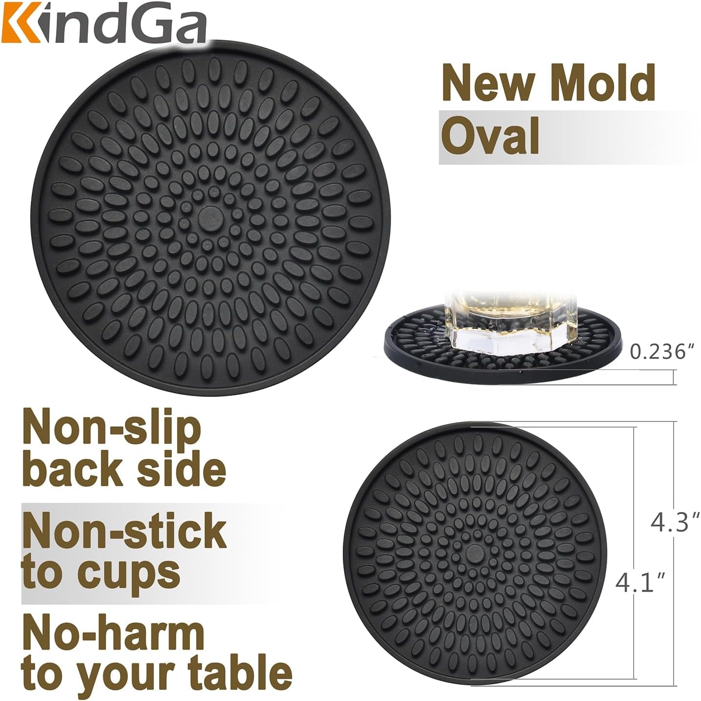 silicone-coasters-for-drinks-absorbent-rubber-coaster-set-of-8-black-large-drink-coasters-4-3-in-oval-deep-bottle-cup-coaster-outdoor-coasters-for-patio-table-desk-bar-non-slip-coasters