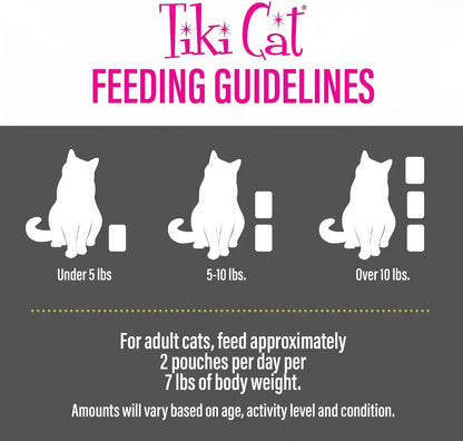 Tiki Cat Velvet Mousse, Protein Blend in Broth Variety Pack, Complete Nutrition for Balanced Diet, Wet Cat Food for All Life Stages, 2.8 Oz. Pouch (Pack of 12)9