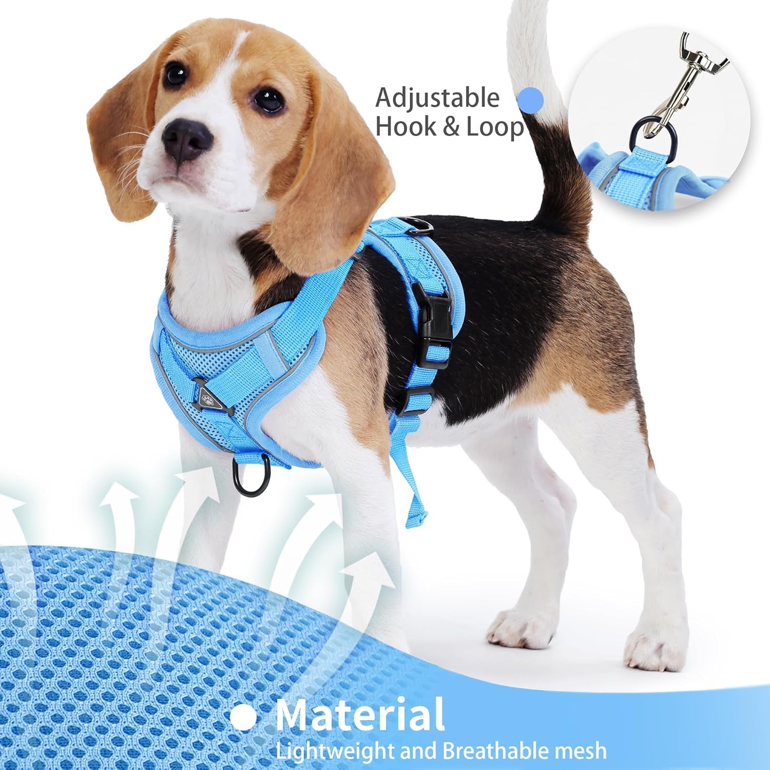 no-pull-dog-harness-with-leash-set-for-small-sized-dog-reflective-adjustable-no-choke-front-clip-cat-vest-harness-with-breathable-mesh-comfortable-soft-padded-pet-vest-blue-m