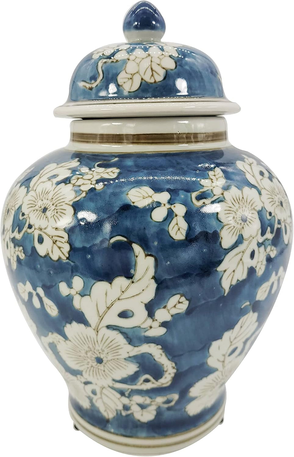 blue-and-white-flower-chinoiserie-ginger-jar-12-w-lid-ginger-jar-tea-storage-decorative-home-decor-jar