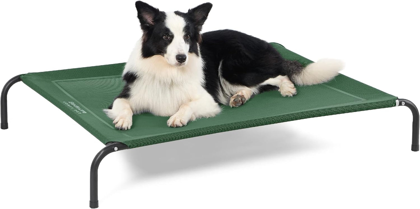 bedsure-outdoor-elevated-cooling-dog-bed-large-sized-dog-49in-grey-portable-raised-camping-pet-cot-hammock-breathable-teslin-mesh-weather-resistant-for-large-pets-up-to-85-lbs-easy-to-assemble