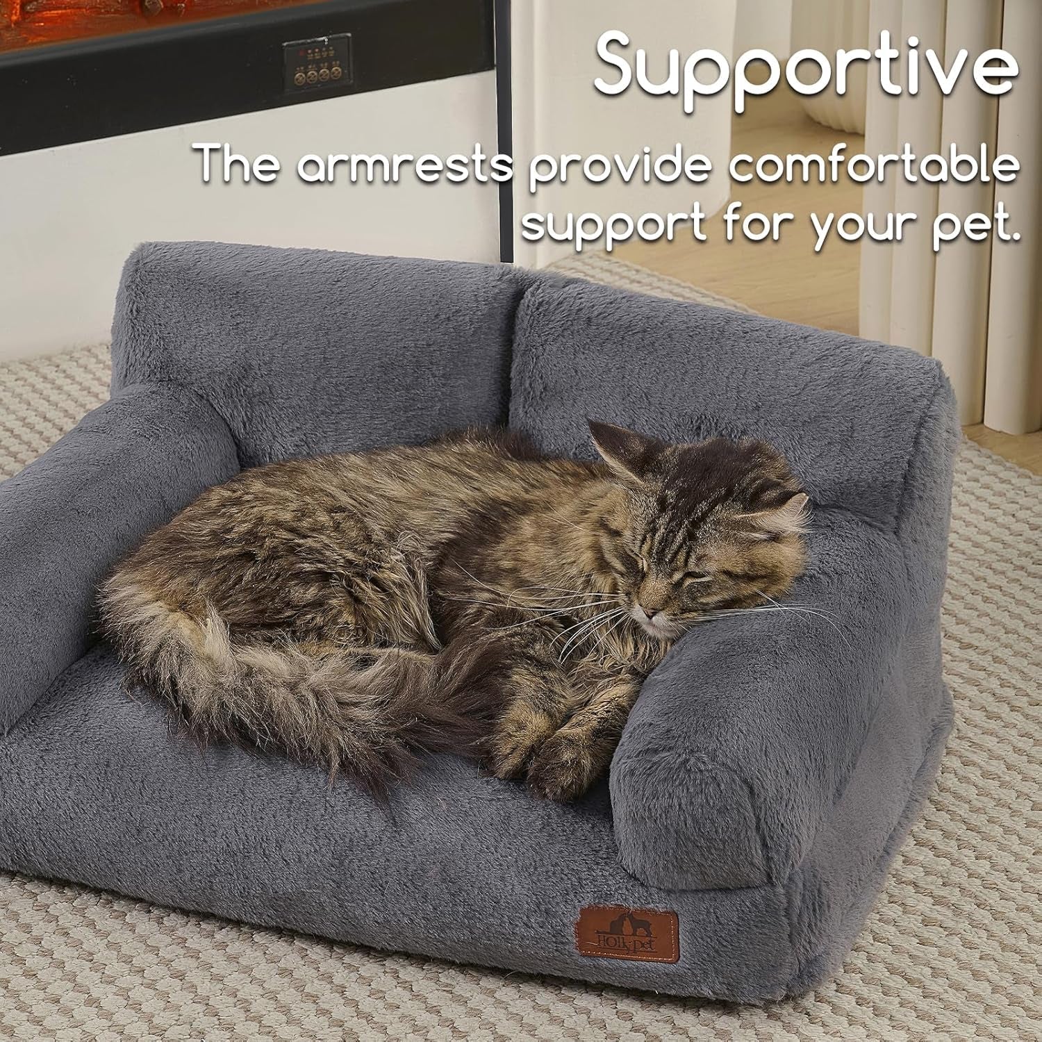 hollypet-small-dog-large-cat-bed-puppy-couch-beds-for-pets-up-to-25-lbs-fluffy-dog-cat-couch-plush-soft-warming-pets-beds-with-machine-washable-cover-and-non-slip-bottom