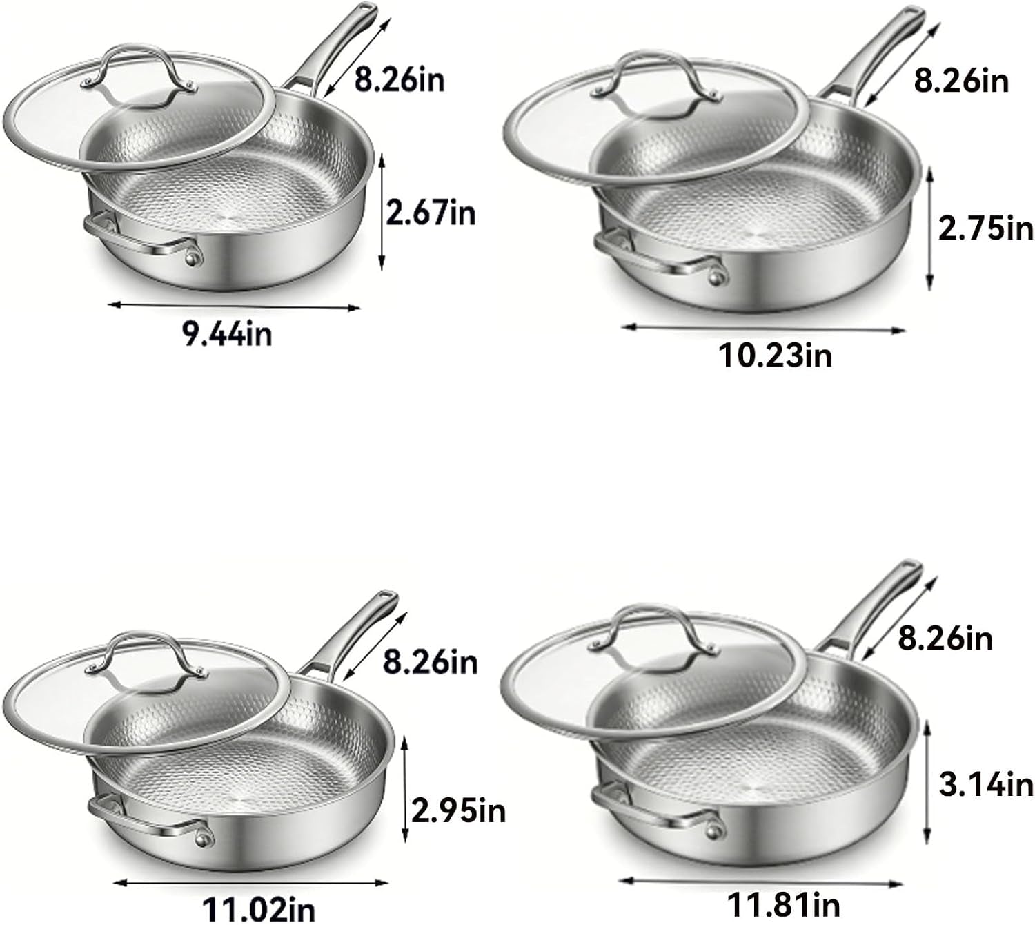 titanium-frying-pan-pure-with-lid-uncoated-hammered-deep-skillet-for-cooking-pfas-pfoa-ptfe-free-nonstick-cookware-scratch-resistant-for-induction-gas-oven-dishwasher-safe-9-44in