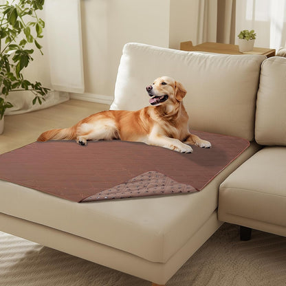 Luciphia 100% Waterproof Couch Cover Blanket for Dogs Anti-Slip Pet Couch Protector Sofa Mat Puppy Cat Blanket with Non-Slip Bottom, Navy Blue, 30X70 Inch27