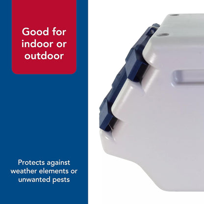 Coastal Pet Bergan Stack-N-Stor Food Storage - Stackable Dog & Cat Food Keeping Container - Outdoor Vault to Protect from Pests & Weather - Durable Storage Bin - 9 Gallons5