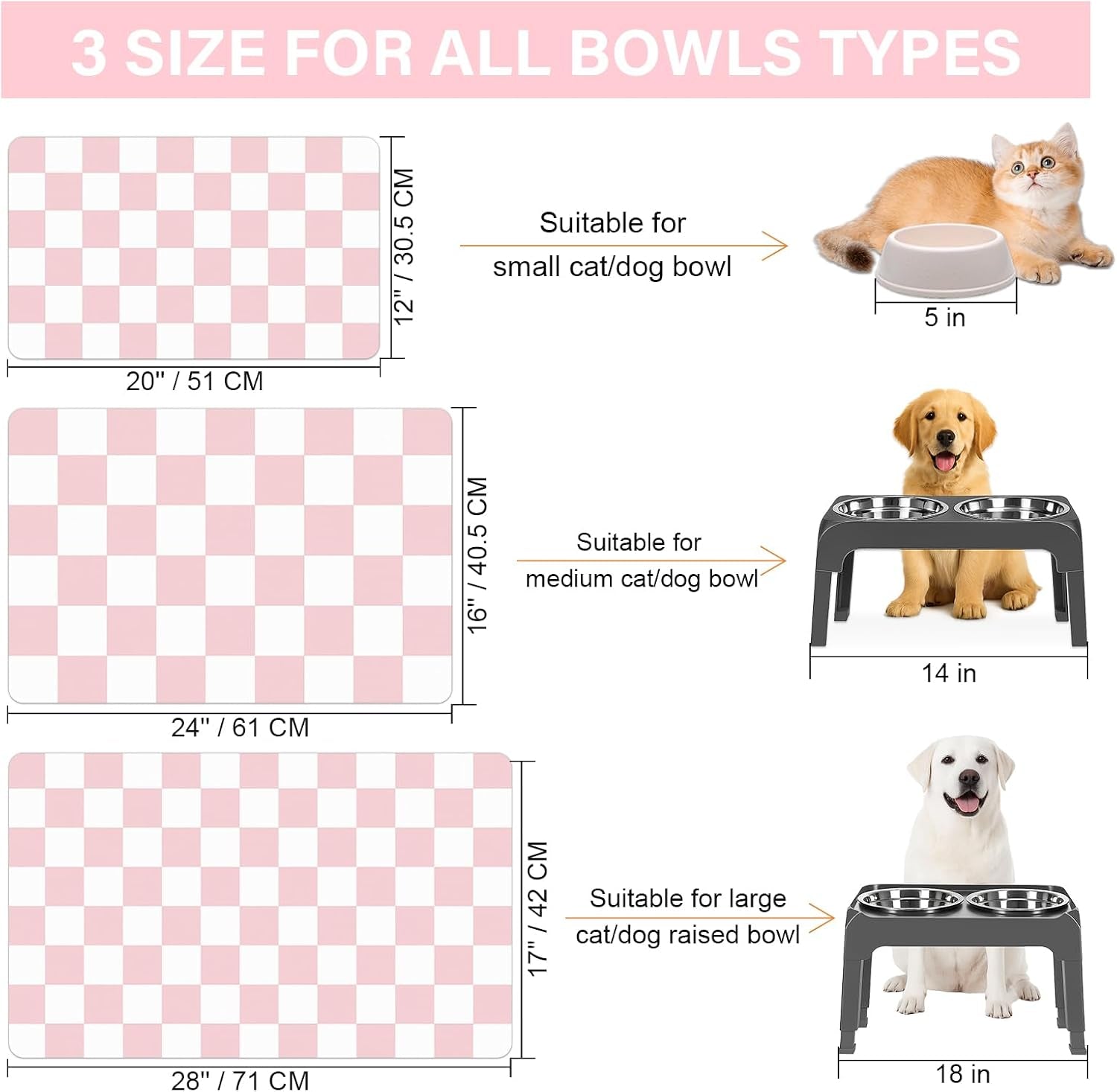 cat-food-mat-12x-20-cat-dog-mats-for-food-and-water-bowl-checkered-pet-placemat-feeding-mat-non-slip-under-pet-bowls-mats-for-messy-drinkers-pink-white
