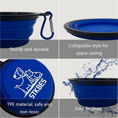 Collapsible Dog Bowl, 10 Pack, Portable, Safe, Reusable, Suitable for Indoor and Outdoor Activities5