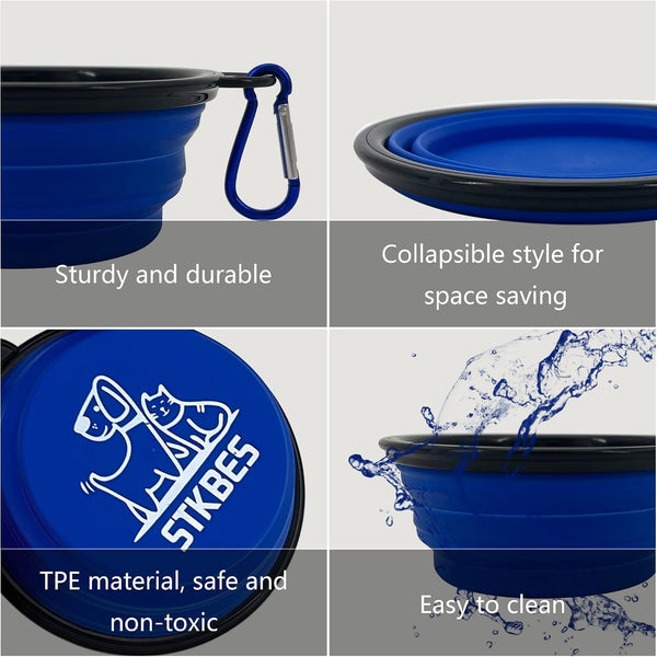 Collapsible Dog Bowl, 10 Pack, Portable, Safe, Reusable, Suitable for Indoor and Outdoor Activities5