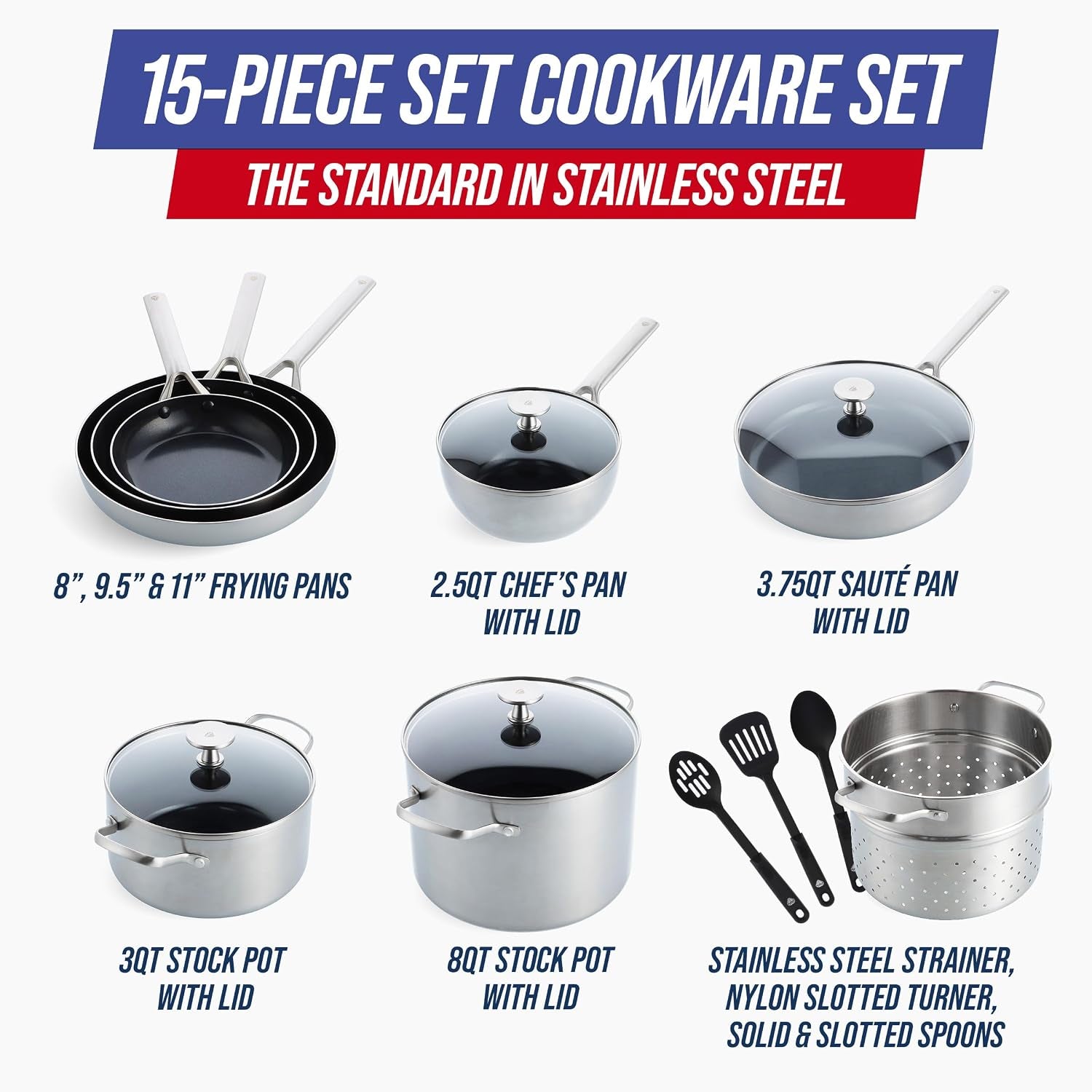 15-piece-stainless-steel-tri-ply-cookware-pots-and-pans-set-induction-compatible-diamond-infused-pfas-free-ceramic-nonstick-dishwasher-metal-utensil-safe-scratch-resistant-silver