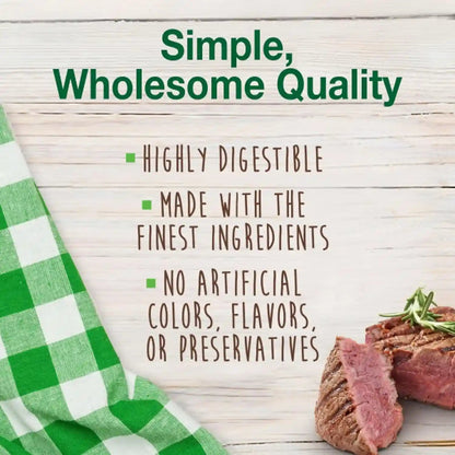 Nylabone Healthy Edibles Meaty Center Dog Treats, Beef Flavor, 12 Count | Natural Dog Chew Bones, Made in USA, Highly Digestible, Help Clean Teeth, Long Lasting Chews for Small Dogs up to 25 Lbs5