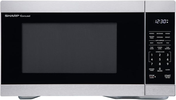 SMC1162KS 1.1 Cu. Ft. 1000W Stainless Steel Countertop Microwave Oven1