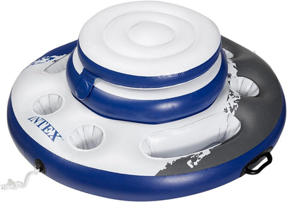 INTEX 56822EP Mega Chill Inflatable Cooler: Removable Ice Chest – 5 Built-In Cup Holders – 2 Durable Handles – Easy-To-Use Connectors – River Run Compatability1