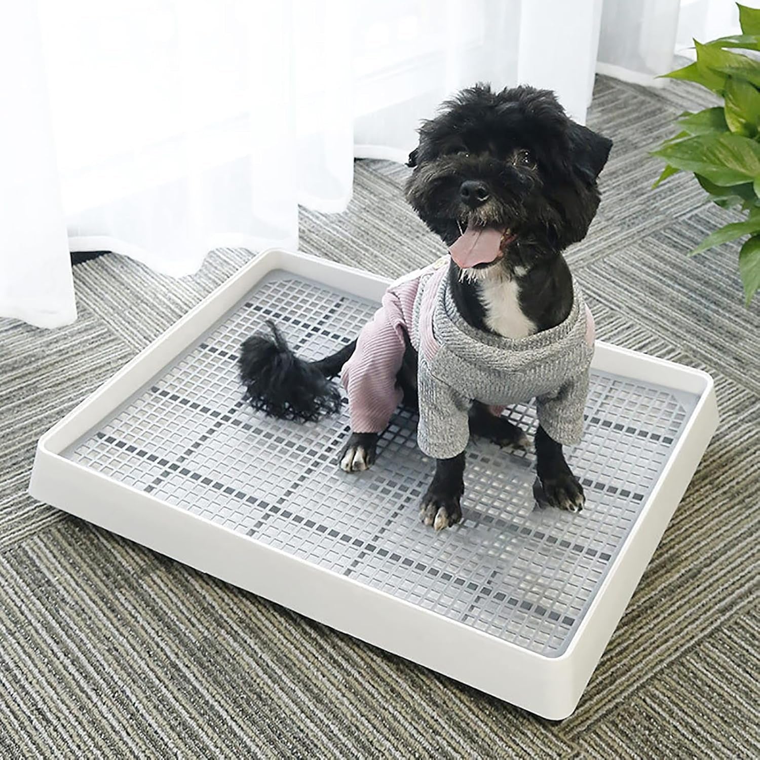 wuweot-2-pack-large-rabbit-litter-box-shallow-bunny-restroom-litter-tray-small-animals-litter-pan-toilet-potty-trainer-with-grate-for-rabbit-hamster-ferret-rats-guinea-pigs-hedgehog-chinchillas