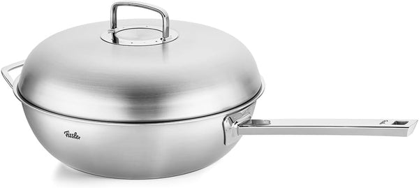 Original-Profi Collection Stainless Steel 12.6 Inch, 6.7 Quart Multi Ply Wok with High Dome Metal Lid1