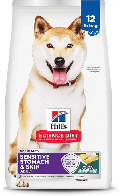 Hill'S Science Diet Sensitive Stomach & Skin Dry Dog Food | #1 Veterinarian Recommended, Adult Formula, Chicken Recipe, 30 Lb. Bag20