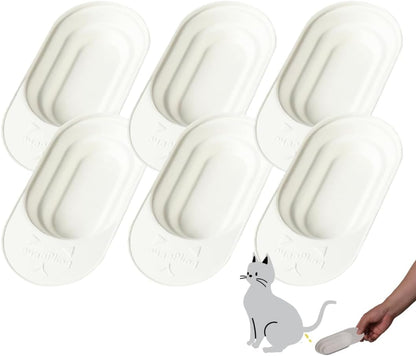 Cat Urine Collection Kit (6-Pack) – Clean Catch Urine Sample Tray for Cats & Small Dogs – Disposable Pet Urine Collector Tray – No Special Litter Needed – Made in Japan2