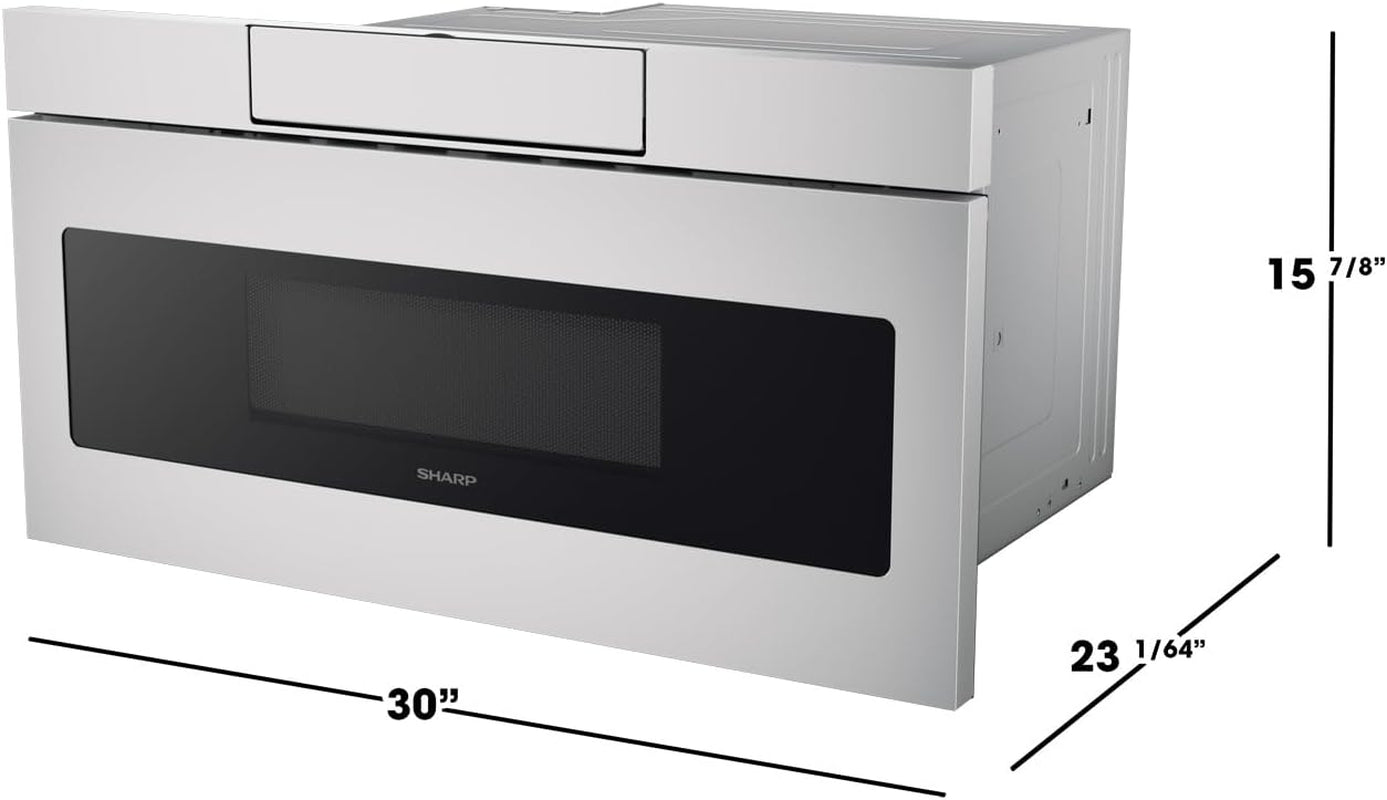 smd3070asy-microwave-drawer-oven-30-inch-1-2-cubic-feet-950-watt-concealed-angled-touch-control-panel-with-digital-lcd-display-stainless-steel-950-watt-concealed-angled-touch-control-panel-digital-lcd-display-stainless-steel