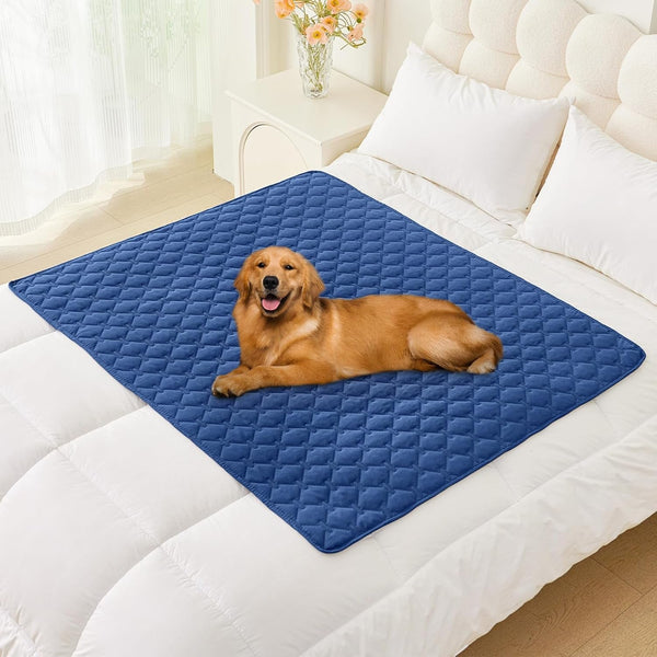 Smiry Waterproof Dog Bed Cover, Reversible Pet Blanket for Sofa Couch | Soft Washable Dog Blanket, Leakproof Couch Cover for Dogs Cats & Furniture Protection, 52X82, Grey/Dark Grey43
