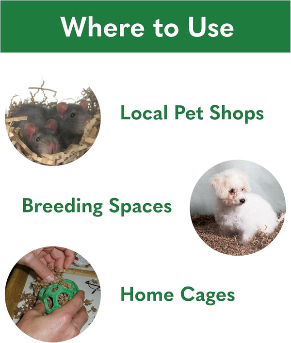 ECO BEDDING 99% Dust-Free Paper Bedding for Small Pets and Birds, Eco Natural, 1.5 Lb - Safe, Clean, Ideal Nesting & Burrowing Material for Comfort6