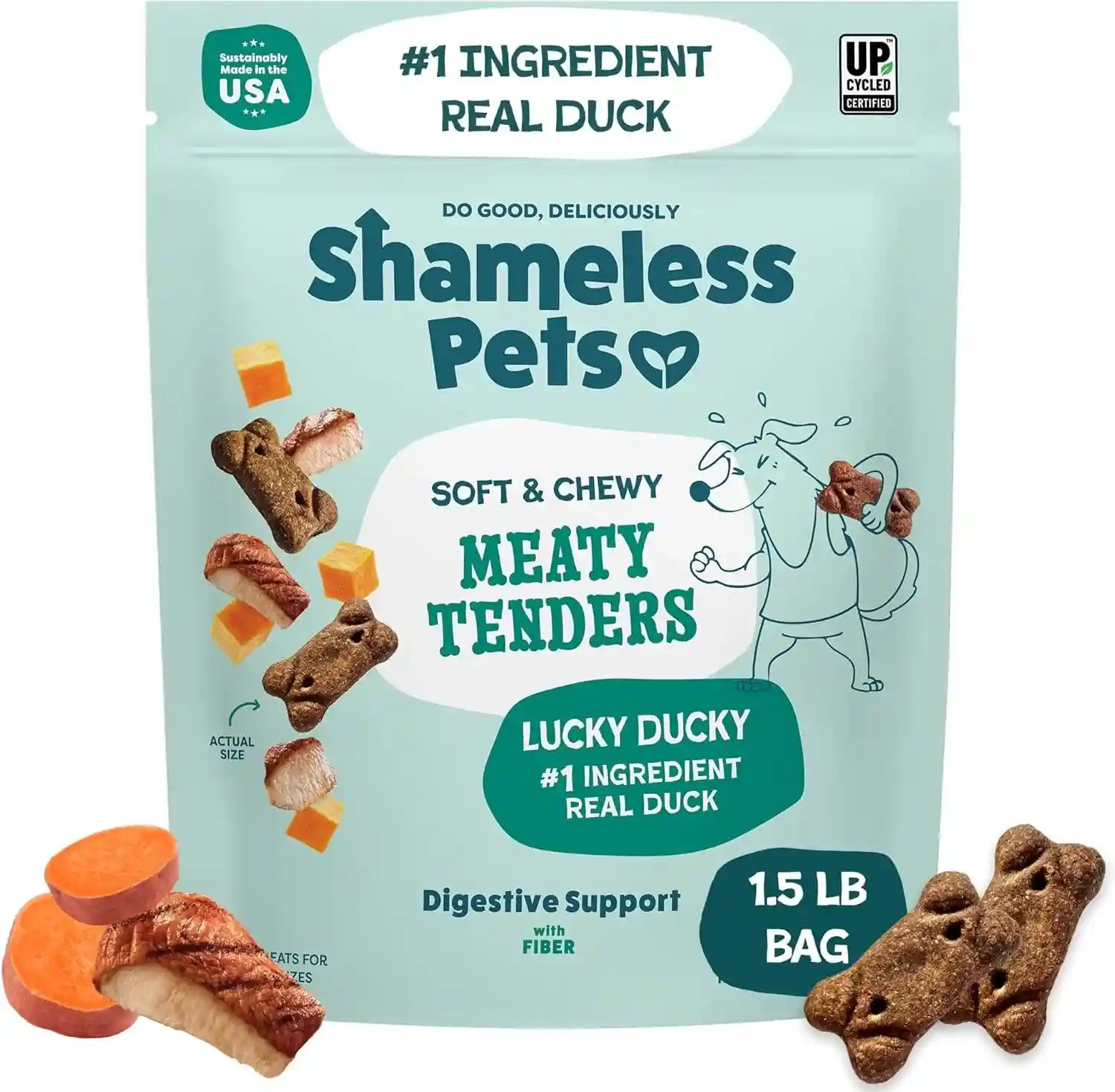 shameless-pets-soft-dog-treats-bacon-me-crazy-meaty-tenders-soft-chewy-treats-for-dogs-real-bacon-1st-ingredient-grain-free-healthy-treats-for-small-medium-large-dogs-8oz