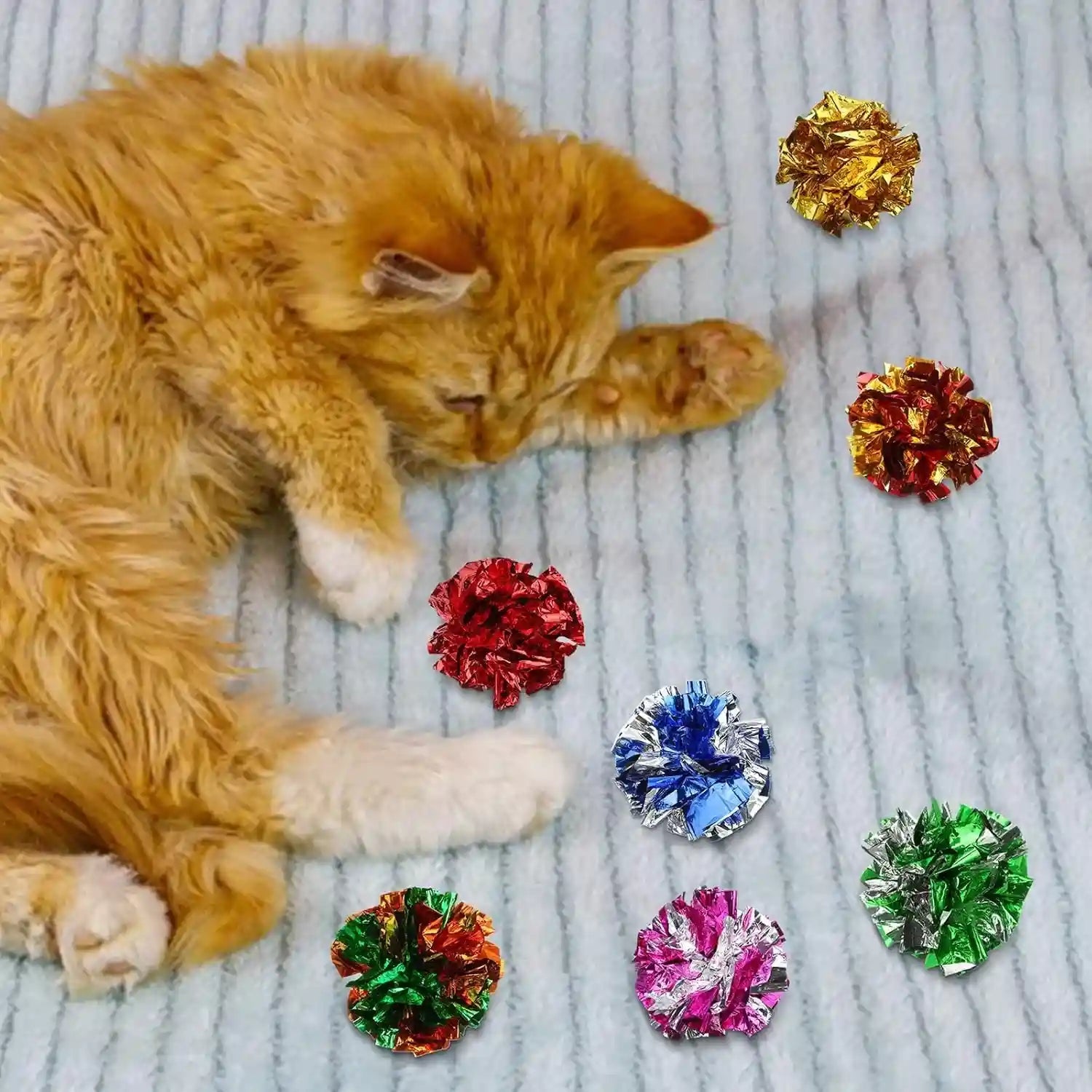silkfly-30-pcs-polyester-film-crinkle-balls-cat-toys-2-36-interactive-crinkle-ball-colorful-balls-chew-toy-for-cat-chase-ball-toys-attract-cats-for-indoor-cats-and-kittens-to-keep-fit-and-active