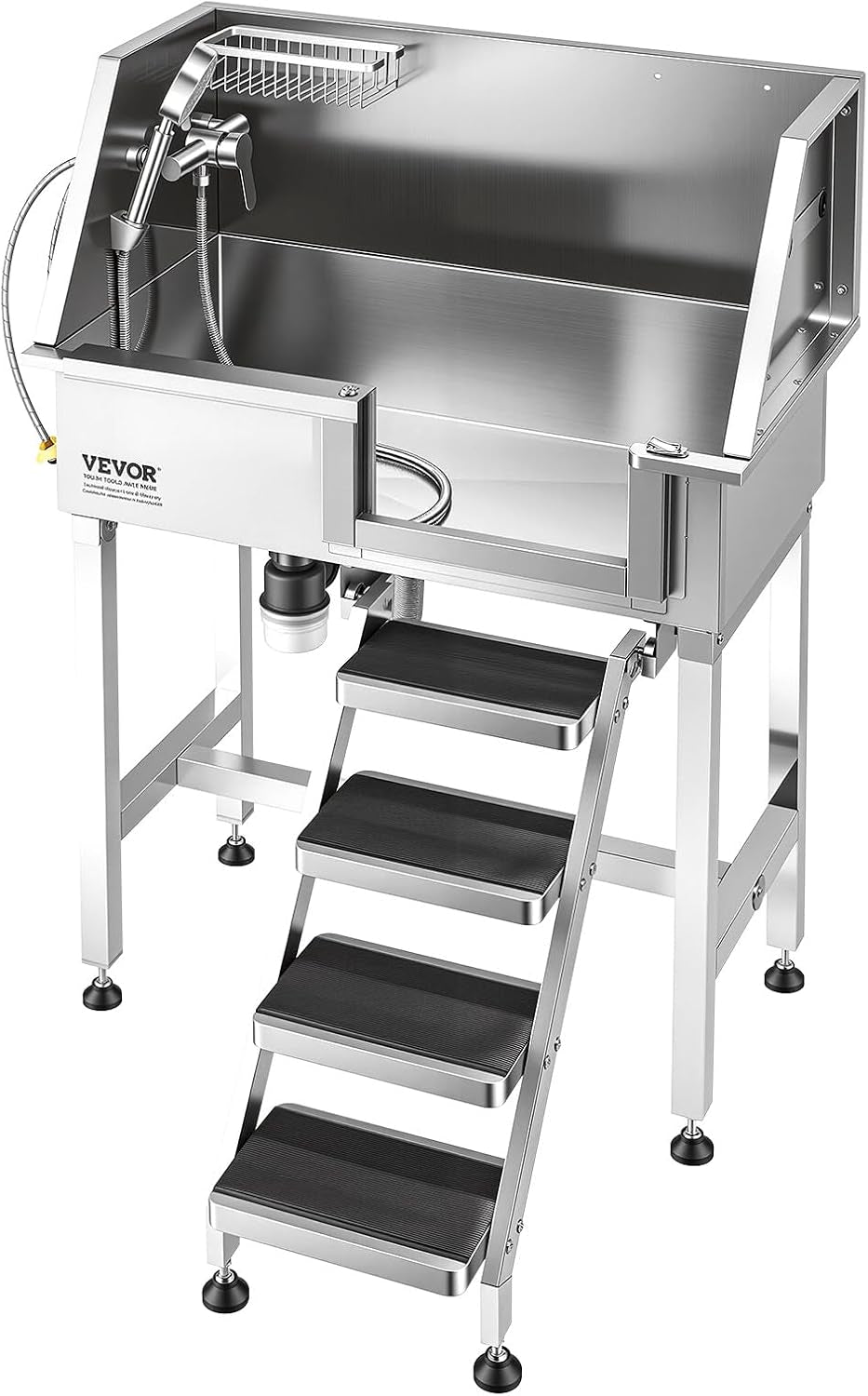 vevor-dog-washing-station-34-professional-stainless-steel-pet-grooming-tub-bathtub-with-shower-faucet-soap-holder-non-slip-stairs-right-door-easy-clean-pet-wash-sink-for-small-dogs-cats